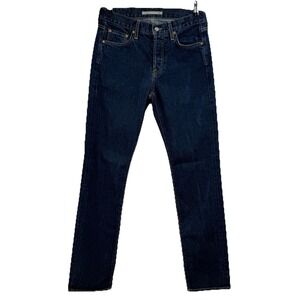 VINCE Slim Straight Jeans Men 30‎ USA Dark Wash Button Fly